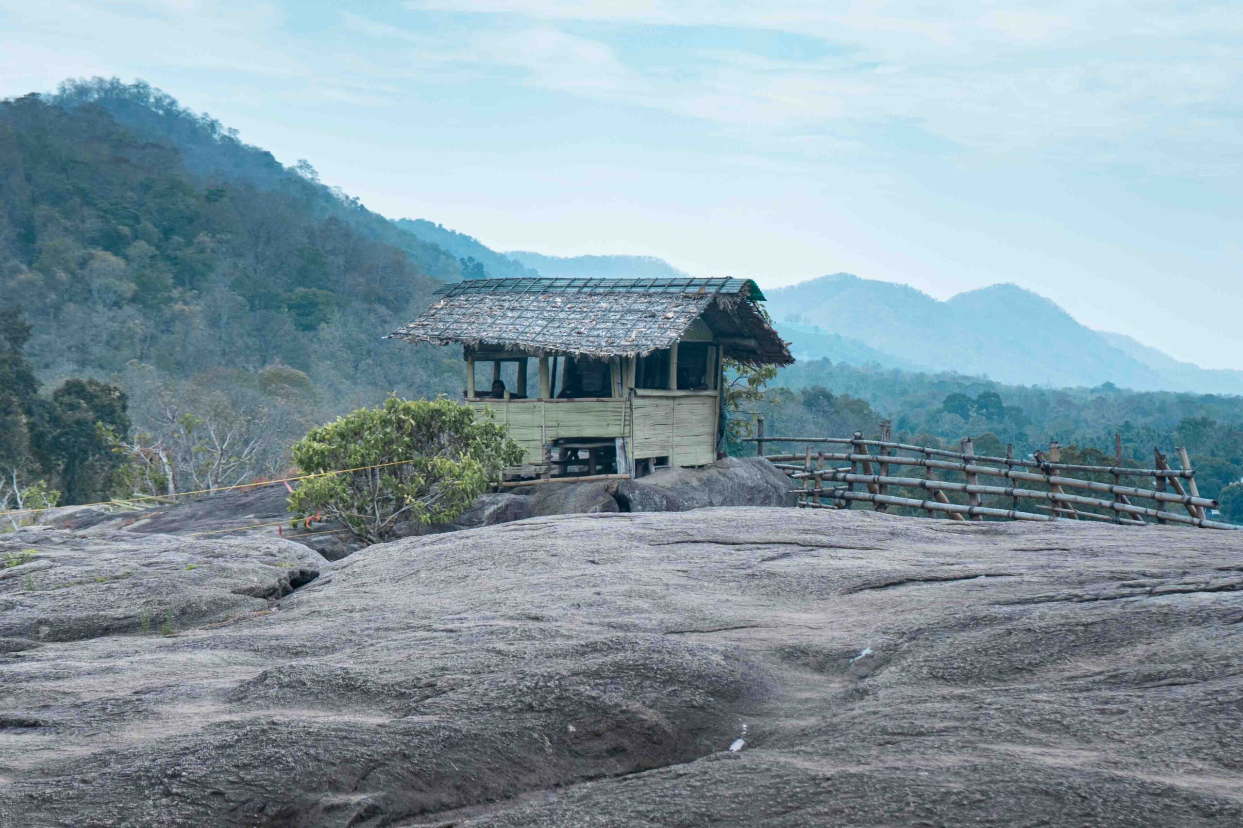 hut in athirapalli waterfalls - kerala,india