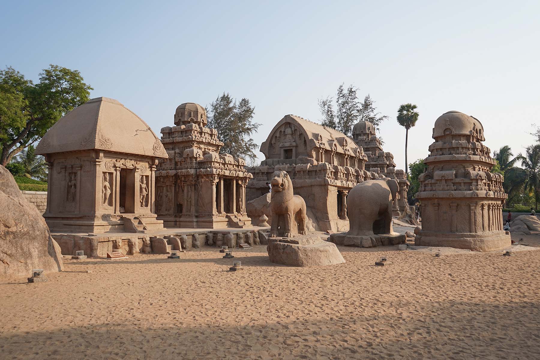Five Rathas - Mahabalipuram - Tamilnadu - India - firstman.earth