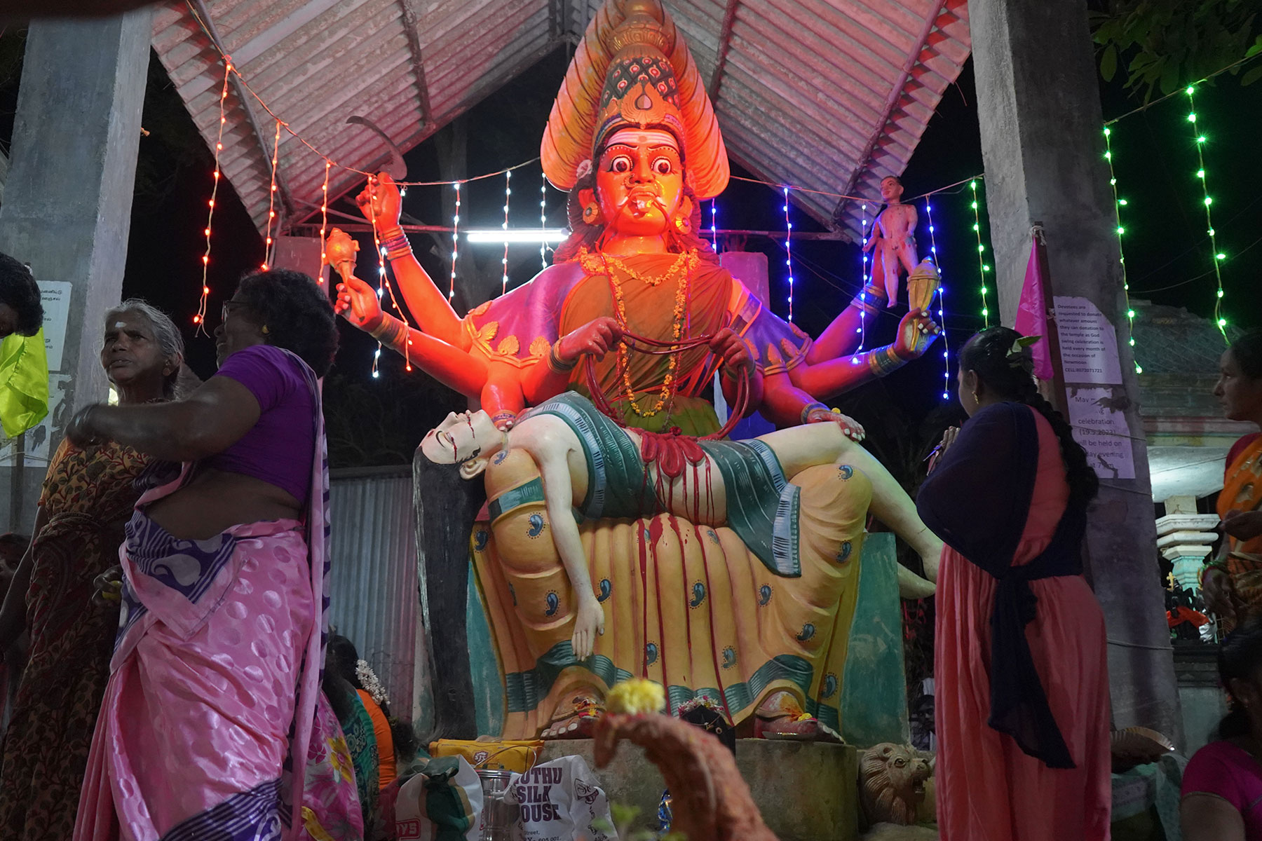kali-devi-in-temple-festivel-auroville-india-firstman