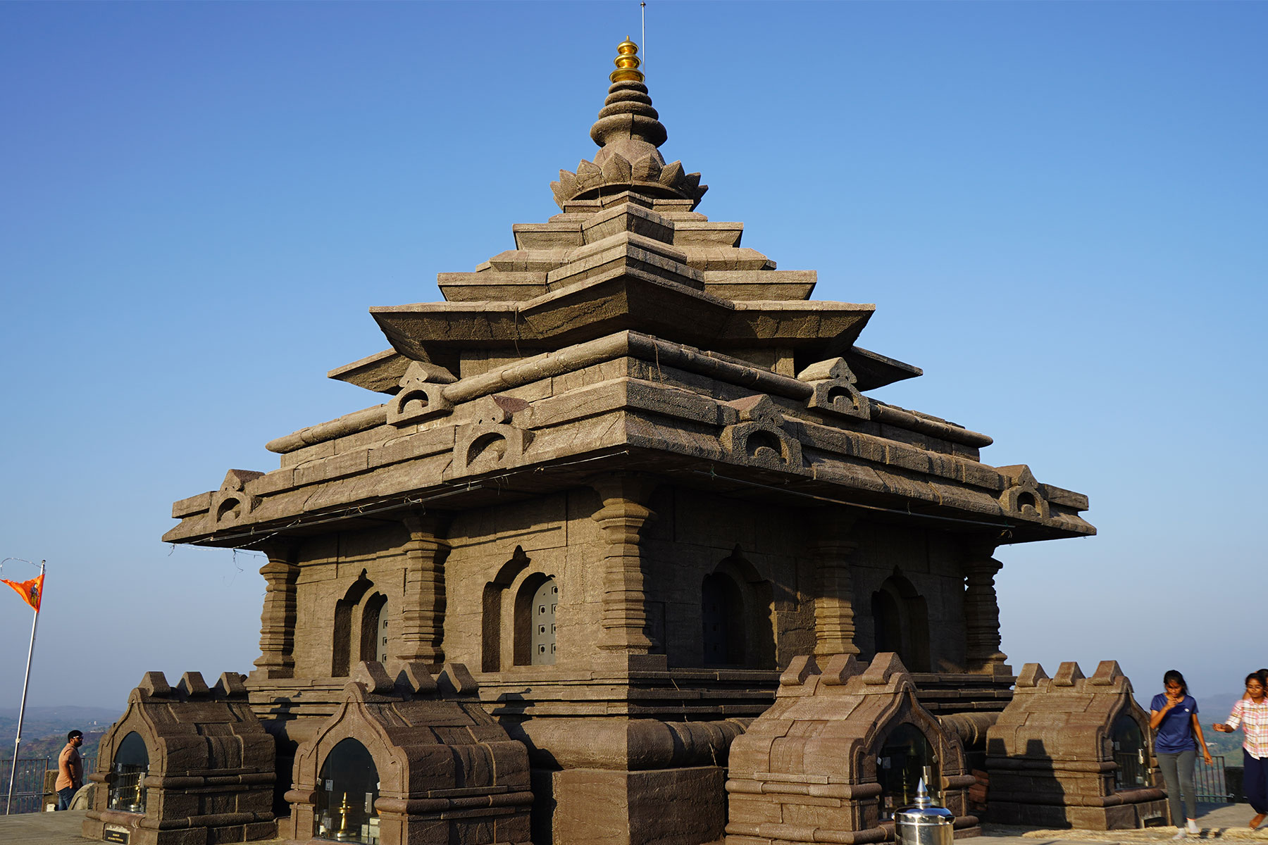 Temple-in-jatayu-rock-kerala-india-firstman