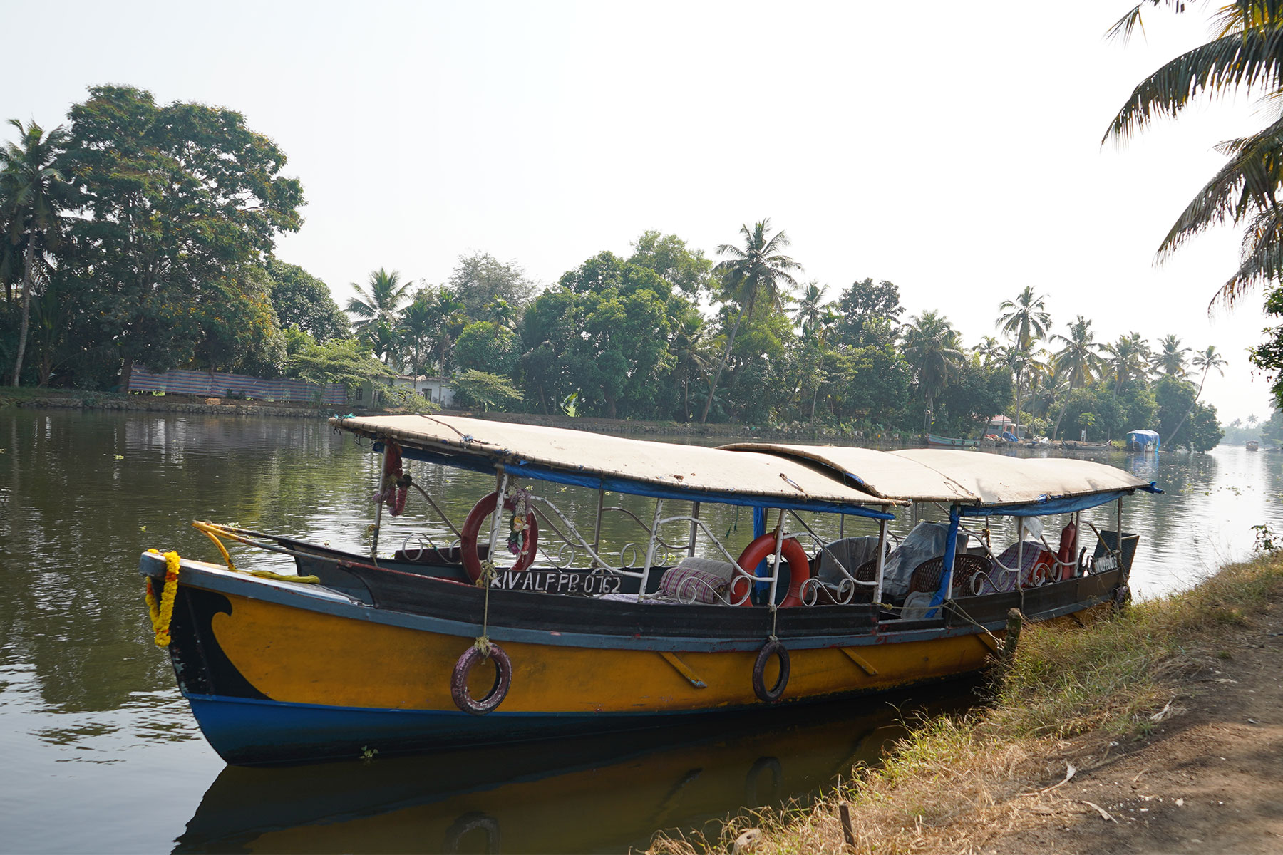 Yellow-boat-in-alappuzha-kerala-india-firstman